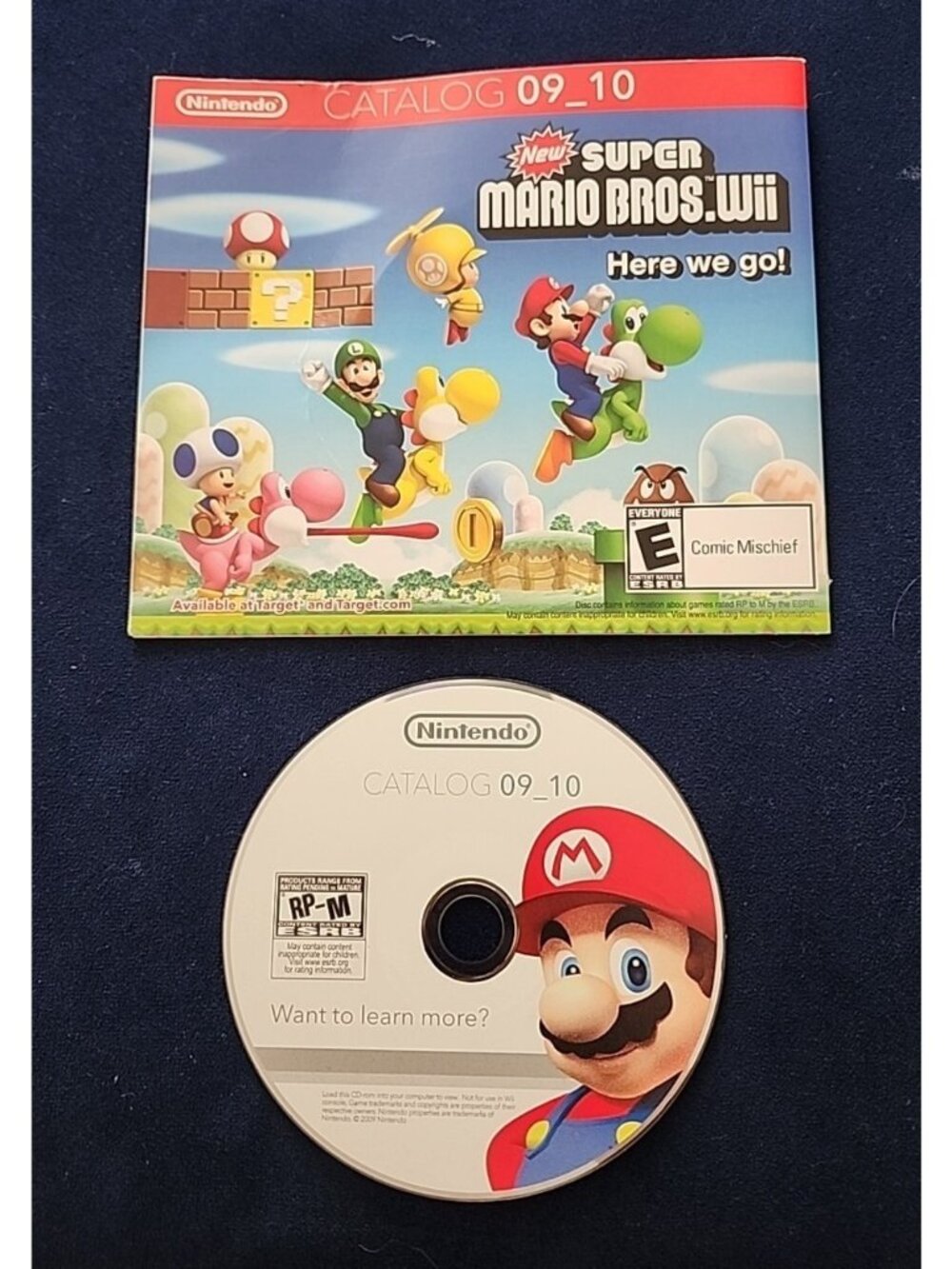 Nintendo Catalog 09_10 New Super Mario Bros Wii Target Promo